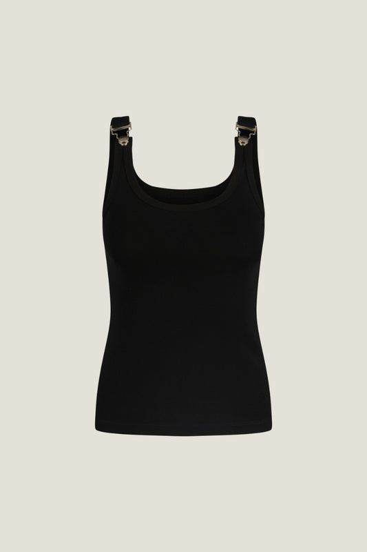 PRE ORDER Hardware Strap Tank - Black